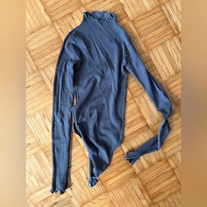 Free People Intimately Scalloped Stretch Bodysuit